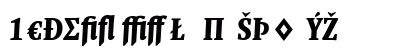 Quadraat Display Bold Italic Uppercase Preview