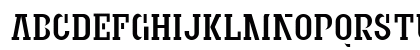 Granite Regular Uppercase Preview