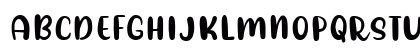 Born to Shine Regular Uppercase Preview