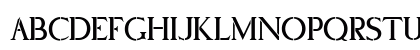 Stencilum Regular Uppercase Preview