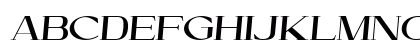 Cellofy Black Exp Ita Italic Uppercase Preview