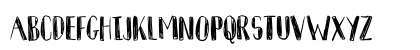 Komfortabel DEMO Regular Uppercase Preview