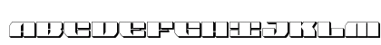 Joy Shark Semi-Condensed 3D Semi-Condensed Uppercase Preview