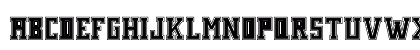 Volters Regular Uppercase Preview