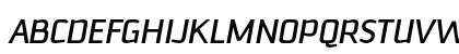 Downtempo MediumItalic Uppercase Preview