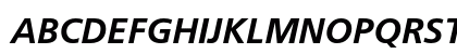 Frutiger LT 66 Bold Italic Preview