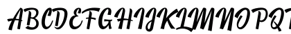 Yackien Regular Uppercase Preview