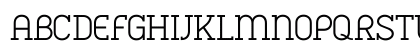 Charifa SerifLight Regular Uppercase Preview