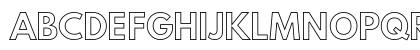 Hussar BdOut Uppercase Preview