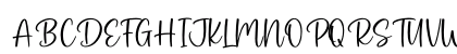 Wisteria Regular Uppercase Preview