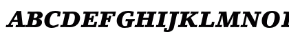 Lino Letter Black Italic OsF Uppercase Preview