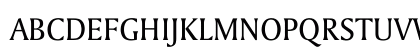 YUBitsAmerigoR Regular Uppercase Preview