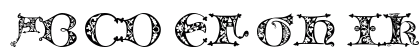 101! Medieval Alpha Regular Uppercase Preview