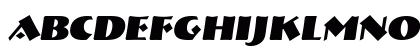 a_BremenCaps BoldItalic Uppercase Preview