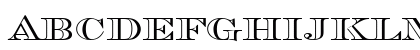 Chevalier Open DC D Regular Uppercase Preview