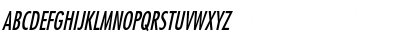 FujiCondensed Italic Font