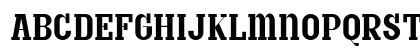 Granite Regular Uppercase Preview