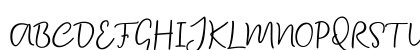 Canadia Regular Uppercase Preview