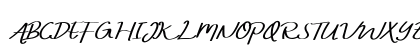 WEDNESDAY Nightdemo Italic Uppercase Preview