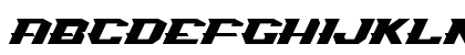 Spiky-016 Regular Uppercase Preview