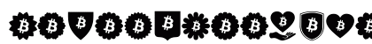 Font Bitcoin Color Regular Preview