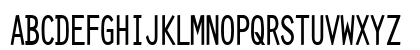 CleanCondensed Bold Uppercase Preview