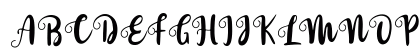 Sarllina Regular Uppercase Preview