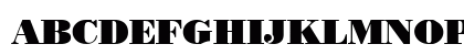 .VnBodoni Regular Uppercase Preview