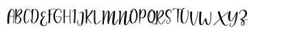 yellia Regular Uppercase Preview