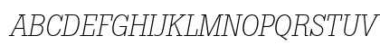 Boton Light Italic Uppercase Preview