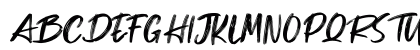 Ganttlets Regular Uppercase Preview