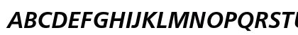 CartoGothic Std Bold Italic Uppercase Preview