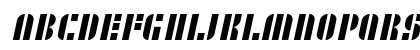 SF RetroSplice SC Regular Uppercase Preview