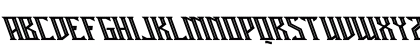 Miles Hunt Oblique Regular Uppercase Preview