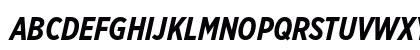 Gotham XNarrow Bold Italic Preview