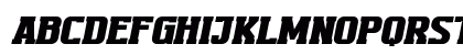 TEKROT Slab Slant Regular Uppercase Preview
