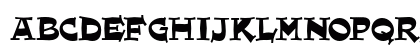 BushwhackedNF Medium Uppercase Preview