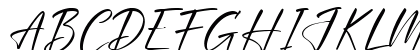 Hirarki Signature Regular Uppercase Preview