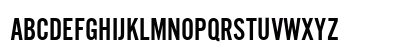 Alternate Gothic No2 D Regular Uppercase Preview