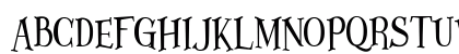 Lazarrous Regular Uppercase Preview