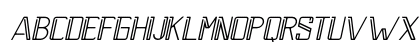 Walterson Italic Regular Uppercase Preview