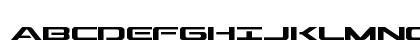 Outrider Semi-Condensed Uppercase Preview