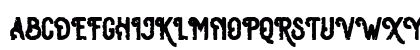 Osgiliath Rough Uppercase Preview