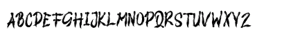 DEATH BRUSH Regular Uppercase Preview