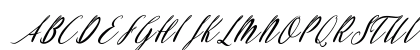 Evelyne Script Regular Uppercase Preview