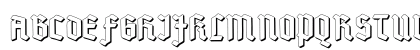 Deutsch-Gotisch Shadow Regular Uppercase Preview