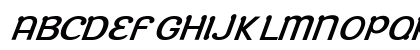 Roppongi Thin Italic Uppercase Preview