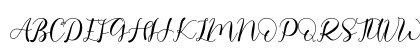 Daliska Regular Uppercase Preview