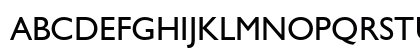 Gill Sans Regular Uppercase Preview