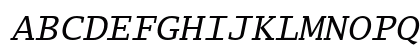 Lucida Typewriter Oblique Uppercase Preview